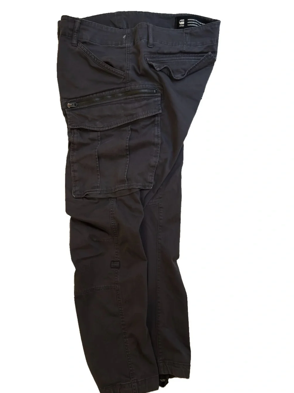 G-STAR RAW Men's Rovic Zip 3D Straight Tapered Fit Cargo Pants, Size 36/32